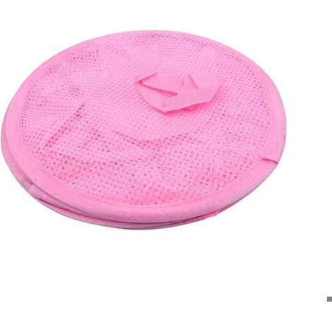 Panier de rangement pliable multicouche en maille pour jouets et sous-vtements rose Label