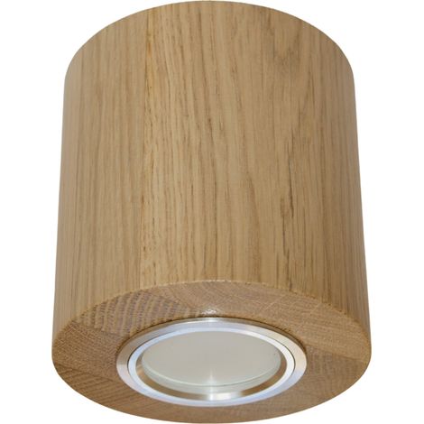 Lampe tubulaire en bois à fixation murale 105 OAK pour salon, cuisine, chambre, ÉLÉGANTE (1/5)