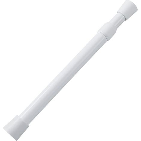 Tringle à Rideau Extensible sans Perçage, Tringle Rideau Extensible, Barre de Vitrage Télescopique pour Fenêtre, Douche et Décoration d'Intérieur (30-50 cm) (1/5)