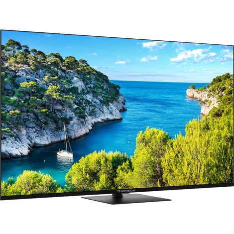 Thomson 43\\ pollici 4K UHD Google TV filigranes Rahmendesign 109,2 cm 43 pollici 4K Ultra HD Smart TV Wi-Fi Nero (1/4)