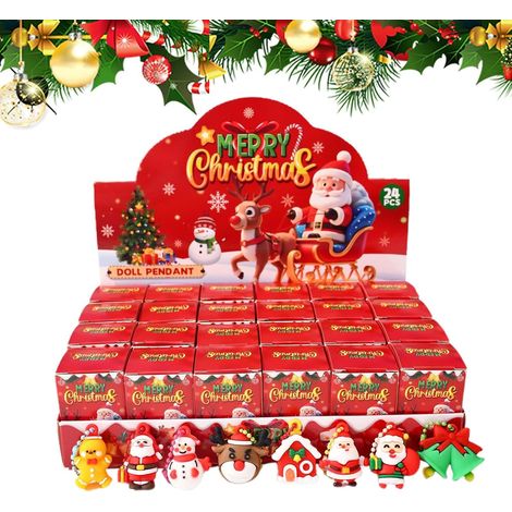 Décorations de Noël pour Sapin 24 Pièces Charmes De Sac  Pendentifs Suspendables Festifs Pour Porte D'Entrée Bureau Pièce Maîtresse Saisonnière Couronne Escalier Appui De Fenêtre (1/5)
