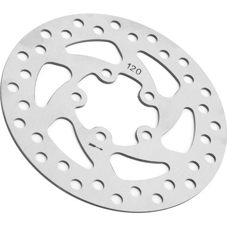 Disque de frein 120mm en acier inoxydable pour trottinette électrique Xiaomi M365, PRO, PRO2, compatible avec modèles similaires, 5 trous de montage. (1/5)