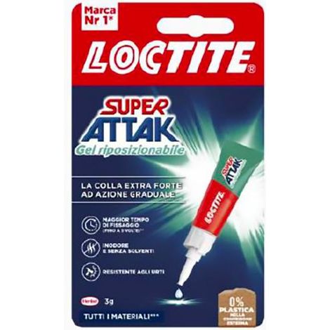 ADESIVO SUPER ATTAK 3GR "RIPOSIZIONABILE" LOCTITE