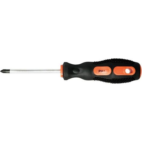 FISCHER DAREX - Tournevis bimatière / chrome phillips ph1 5 x 75 mm
