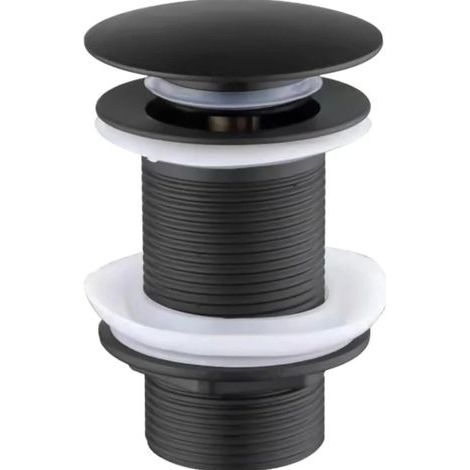 Premium Matte Black Drain Plug, Sink Plug, Clickwaste Lockable Drain Plug (1/3)