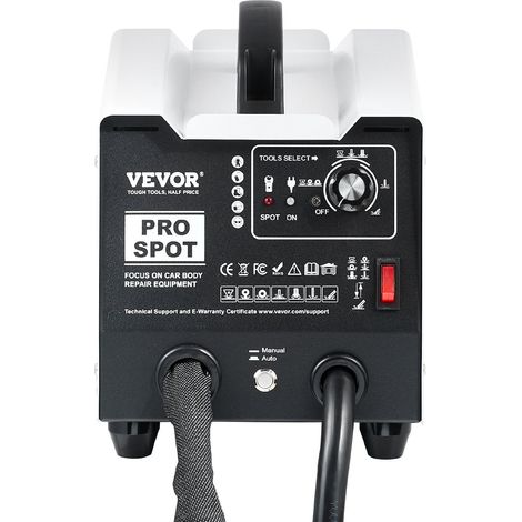 Kit de réparation de bosses par soudage par points, machine de soudage par points de 1,8 kW avec 7 modes polyvalents, pour la réparation de bosses de carrosserie de voitures et camions. (1/5)