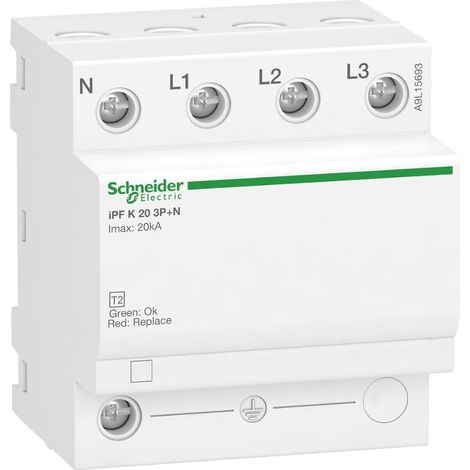 Schneider Electric Limitador de sobretensión tipo 2 blanco