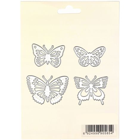 Troqueles de corte 4 en 1 para máquina de corte de mariposas