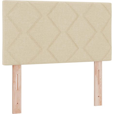 Maison Exclusive - Testiera LED Crema 80 cm Tessuto