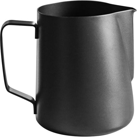 Jarra para espumar leche de 350 ml / 12 oz, vaporizador de espresso con doble báscula, taza de acero inoxidable. (1/5)
