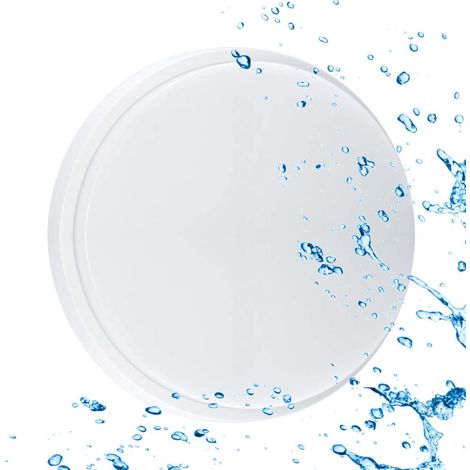 Plafonnier LED 15W pour extérieur, Étanche IP54, Blanc Chaud 3000K, 1350 Lm, Applique RONDE, Éclairage mural ou au plafond (1/5)
