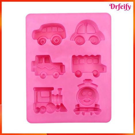Moule en silicone - - Thomas Train - Rose rouge - 21 x 16,5 cm - -40°C à 230°C