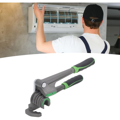 Geeignet für 5/16-Zoll- und 3/8-Zoll-Rohrbiegemaschinen aus Aluminiumlegierung, 3-in-1-Rohrbiegewerkzeug, 180 Grad.