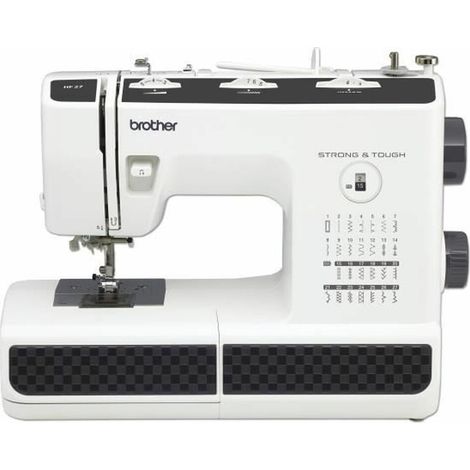 Brother HF27 Máquina de coser blanca compacta y eficiente