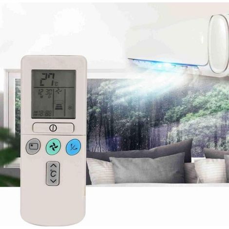 Télécommande Universelle Climatiseur, Compatible RAR-2A1 RAR-3U4 RAR-52P1 RAR-2P1, Infrarouge (1/5)