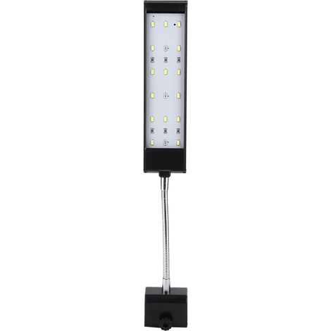 Lampe à pince pour aquarium 7W 18 LED haute luminosité (1/5)