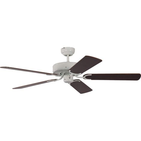Ceiling Fan Potkuri White / Mahogany