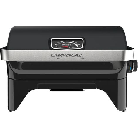 Campingaz ATTITUDE2GOR Barbecue a gas Portatile 1 bruciatore in acciaio inox 2400 W con accensione piezo e termometro integrato colore Nero