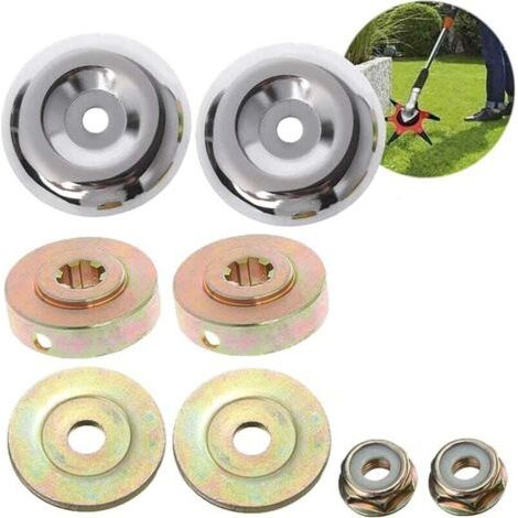 8PCS Tête de Débroussailleuse Universelle Accessoires ，Ecrous de Fixation Tête de Coupe Bordure pour Débroussailleuse Stihl (1/4)