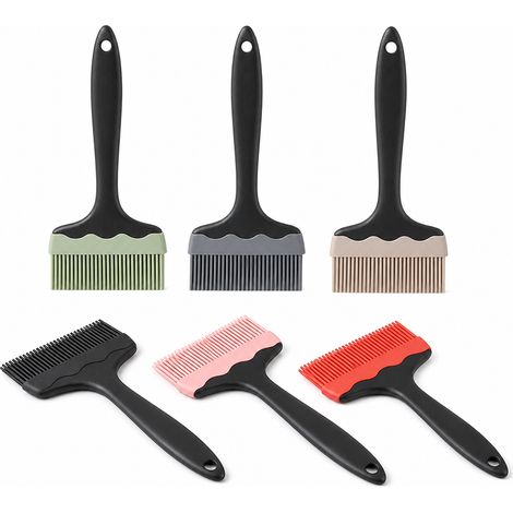 Pinceau à huile en silicone, couleur aléatoire (1/5)