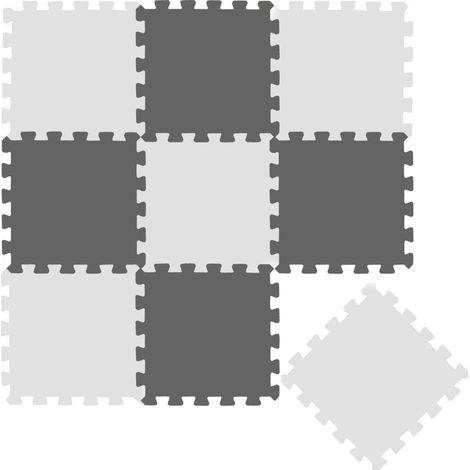 9 Piezas Alfombra Bebé - 30x30 Colchoneta Bebé Suelo - Alfombra Puzzle Bebé Foam (1/5)