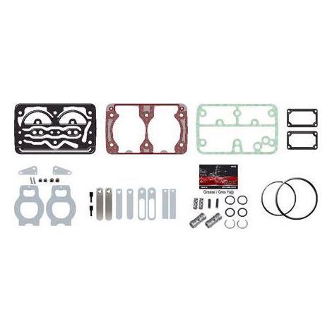 Kit de reparación, juntas, válvulas y láminas + compresor  Volvo FH FM NH B 12