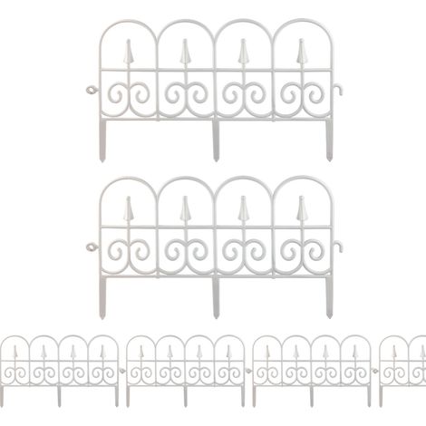 Valla de jardín de PP [Tipo de producto] Valla de jardín de PP [Descripción] Decorativa para el hogar y centros comerciales [Palabras clave descriptivas] Premontada y flexible, 58 cm de largo x 34 cm  (1/5)