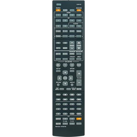 Ersatzfernbedienung RAV334 WT92700 für Yamaha Audio-Receiver RX-V467 RXV467 RX V467