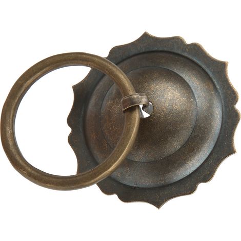 Vintage-Schubladengriff aus antikem Messing, eleganter Türknauf für Schrank und Kommode