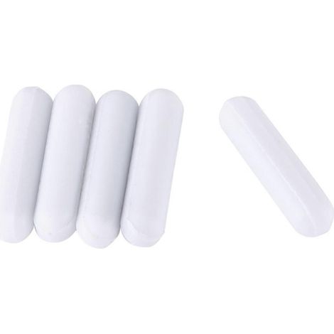 5 Stück Typ C Weißer PTFE-Rührstab Laborrührer Flohlabor Spinner für Magnetmischer