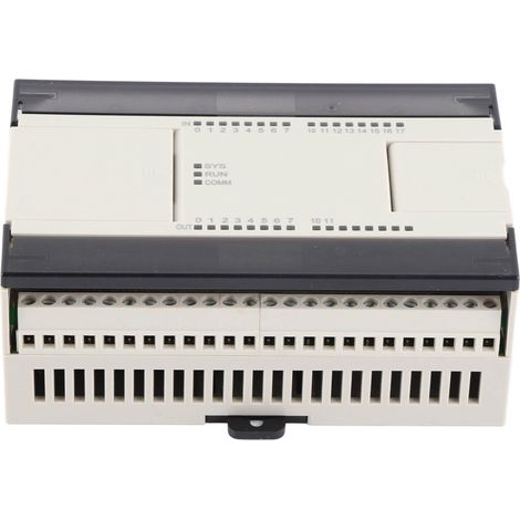 Automate programmable FX3U-26MR, relais analogique Ethernet, alimentation 24V DC, contrôleur industriel robuste. (1/5)