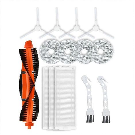Zubehör für den Saug- und Wischroboter No-Wash Sweep & Mop 2 C101: Filter, Hauptbürste, Tuch, Seitenbürste, Ersatzteilset, Bürste (1/5)