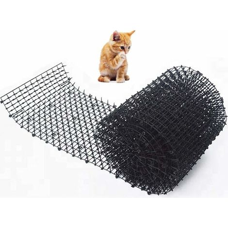 ZVD Pointes de chat, répulsif pour chat, répulsif pour animaux, répulsif pour chat, chats, martres, chiens, pointes de dissuasion pour animaux (0,7 x 11,8 x 78,7 pouces, 1 pc)-Fei Yu (1/4)