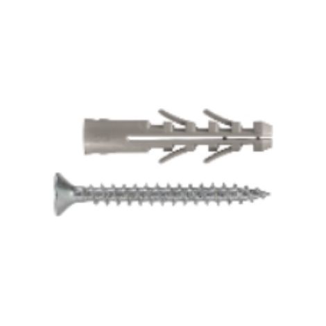 UNIFIX - TASSELLO IN NYLON SENZA BORDINOCON VITE A IMPRONTA POZIDRIV 10X50MM 25PZ