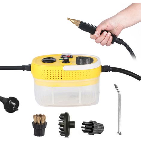 Nettoyeur vapeur 2500 W pour le nettoyage de la maison et de la voiture : chauffe rapide, nettoyeur haute température portable et sous pression. (1/5)
