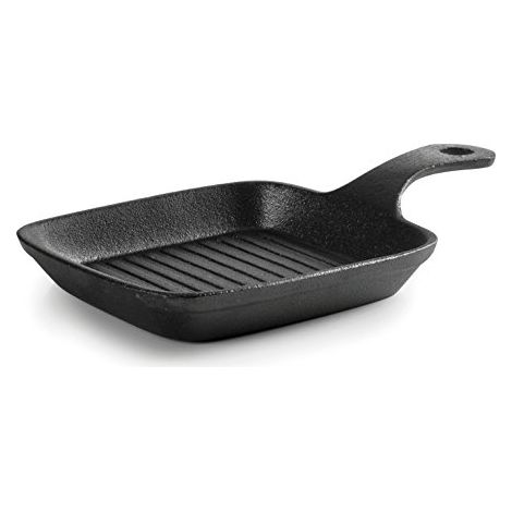 Mini grill Lacor magma ghisa rivestimento olio vegetale