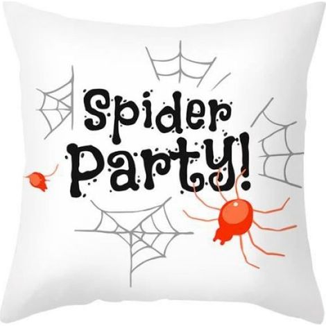 Housse d'oreiller - - Halloween Citrouille - 45x45 cm - Synthétique - Intérieur (1/2)