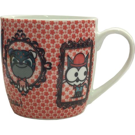 Tasse en céramique Chihuahua et Bulldog