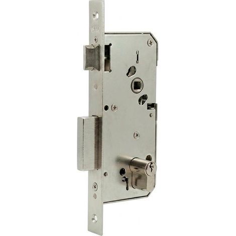 cerradura 4200 40 mm niquelado palanca deslizante picaporte reversible