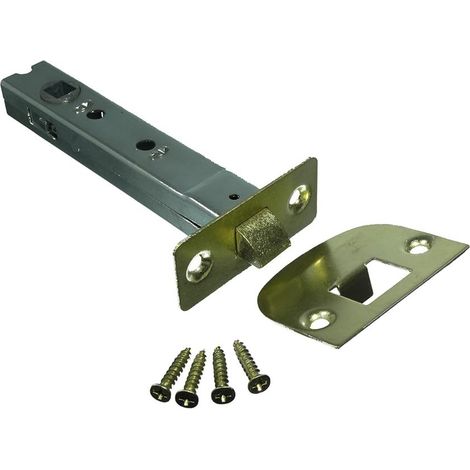 2 poignées de porte tubulaires Mortice 110 mm + 8 mm + vis