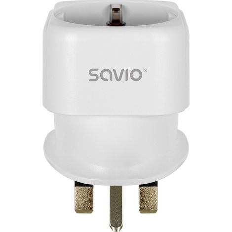 ADAPTADOR ENCHUFE VIAJE ESPAA A UK SAVIO AP-04