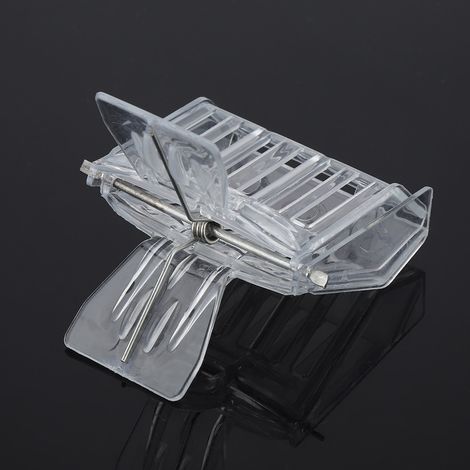 [Königinnenfalle] 5-teiliges Set aus Kunststoff-Königinnenfallenclips für die Imkerei – Strapazierfähiges Material, transparent, 4,6 x 5,2 cm (1/5)