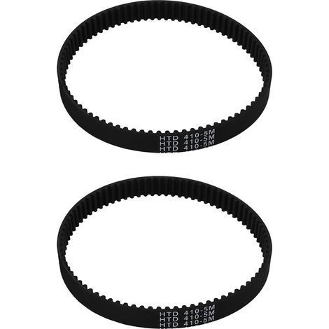 2 x HTD-5M 82 Zähne 410 mm x 15 mm x 3,6 mm Zahnriemen aus Gummi, geeignet für Zahnradgetriebe
