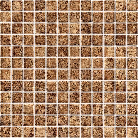 Mosaïque Spark Walnut 23 — lot de 12 feuilles (1,07 m²)