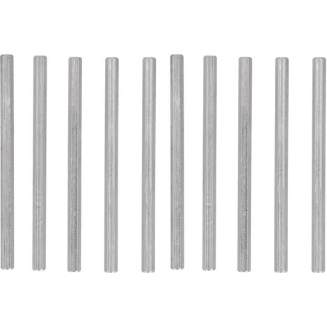 Écrous longs hexagonaux 5mm inox pour Gobilda - Tiges d'accouplement droites - Lot de 10 fixations acier inoxydable (1/5)