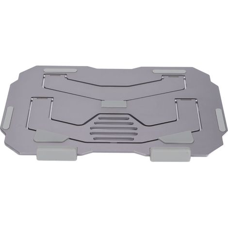Support d'ordinateur à large compatibilité, design ergonomique, durable et portable, gris