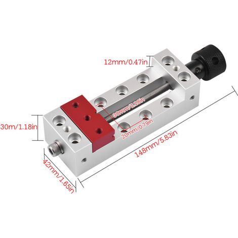 Mini-Bohrschraubstock zum sicheren Spannen kleiner Objekte, geeignet für Schmuckherstellung, Mutternreparatur, Uhrenreparatur und Graviermaschinenpatronen (1/5)