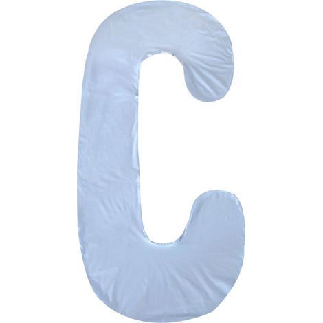 Taie d'oreiller de maternité en forme de C pour oreiller en forme de C, en tissu confortable issu du coton pour des nuits reposantes (1/5)
