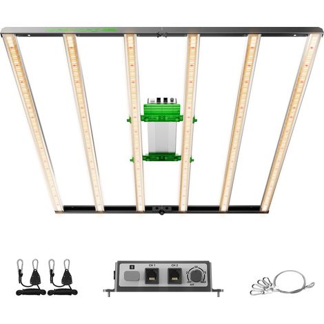 Mars Hydro – Lampe horticole LED FCE6500 730W – Intensité variable – Éclairage horticole pour culture hydroponique et aquaponique – Faible bruit