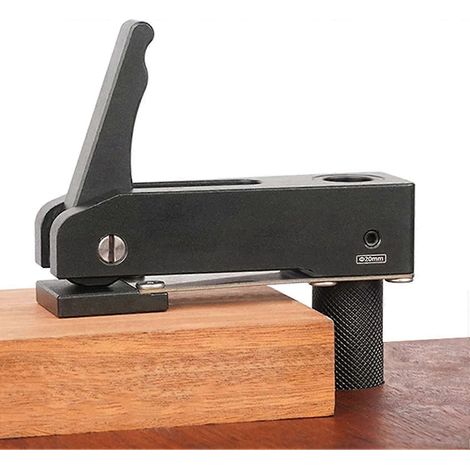 Serre-joint à poignée réglable pour le travail du bois, adapté aux trous de 19 mm/20 mm (20 mm). (1/5)